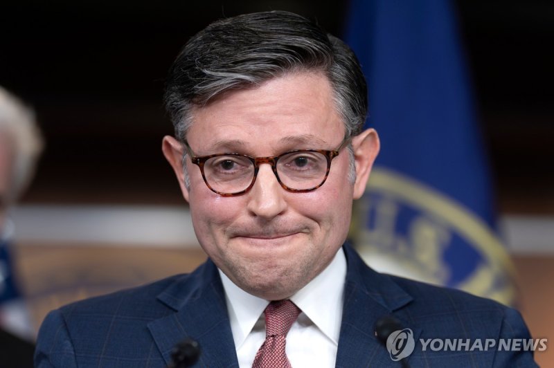 마이크 존슨 미 하원 의장.연합뉴스