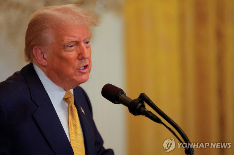 도널드 트럼프 미국 대통령. 연합뉴스