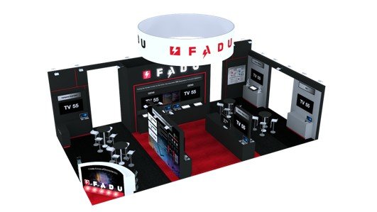 [서울=뉴시스]세계 최대 반도체 전시회 FMS(Future of Memory and Storage) 2025에 참가하는 파두 전시 부스 조감도. (사진=파두 제공) photo@newsis.com *재판매 및 DB 금지