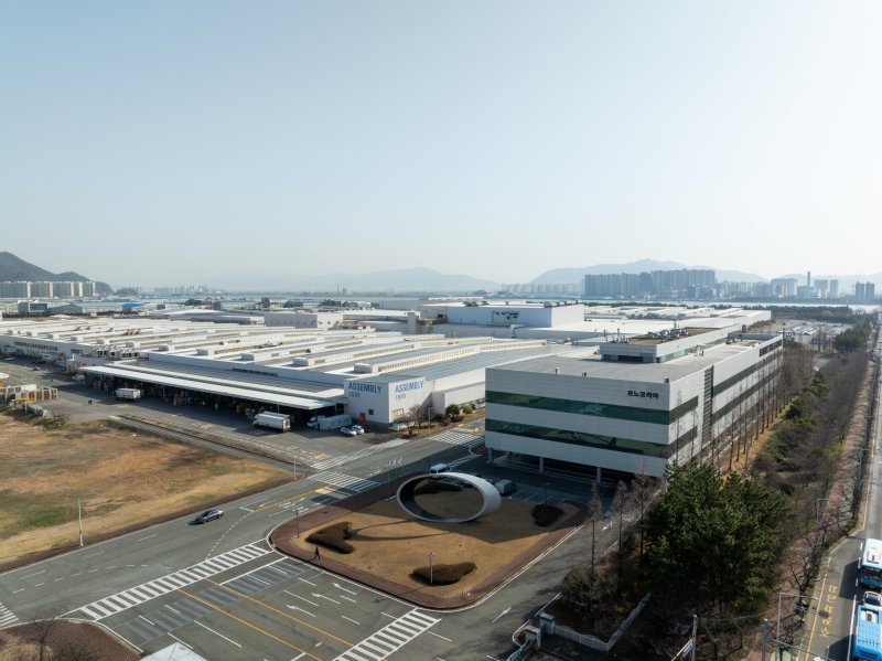 르노코리아 부산공장 전경. 르노코리아 제공