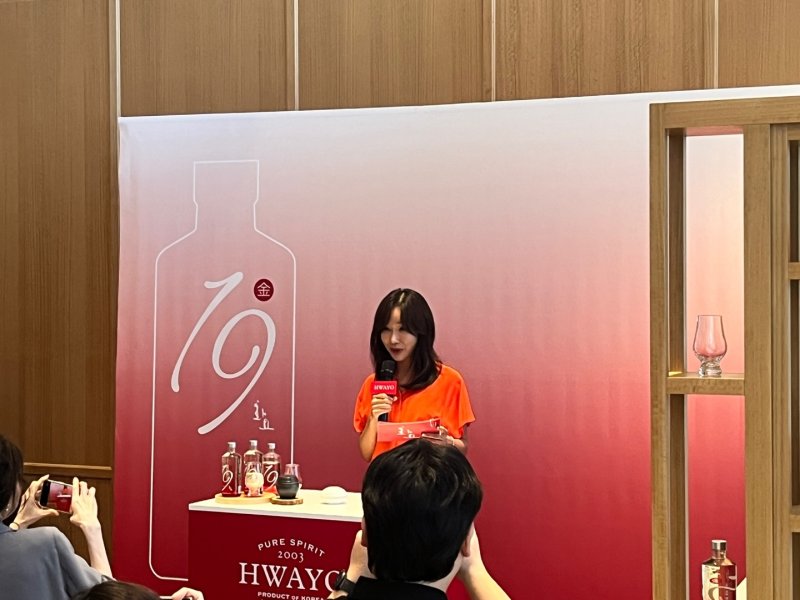 조희경 화요 대표이사가 22일 서울 송파구 비채나에서 발언을 하는 모습.