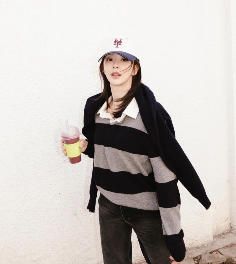 이주빈, 음료에 가려지는 '소두' 인증