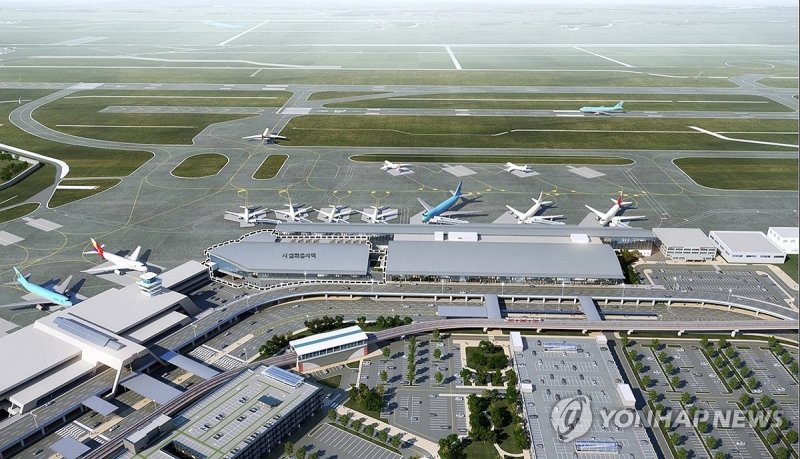 김해공항 국제선 확충터미널 조감도 (출처=연합뉴스)