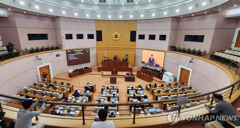 대전시의회 본회의장 (출처=연합뉴스)