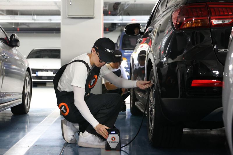 휴가철 타이어 점검 받으세요…한국타이어, '하계 고속도로 안전점검 캠페인' 진행