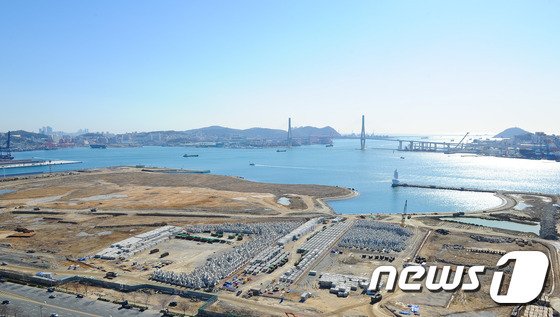 부산 북항 재개발 단지 전경ⓒ News1 DB