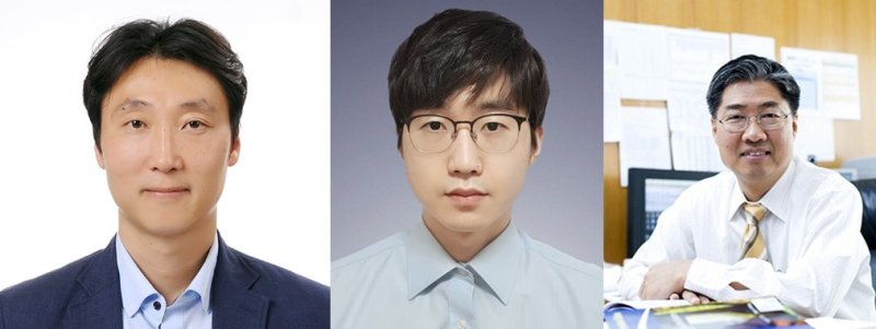 [포항=뉴시스] 포스텍(포항공과대학교) 기계공학과 김기훈·정완균 교수, 삼성전자 미래로봇추진단 신형곤 박사 연구팀이 종이처럼 얇고 사람 근육처럼 유연하면서도 강한 힘을 낼 수 있는 로봇 기술을 개발했다. 연구팀의 김기훈(왼쪽부터)·정완균 교수, 신형곤 삼성전자 미래로봇추진단 박사. (사진=포스텍 제공) 2025.07.24. photo@newsis.com