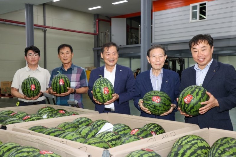 진안고원 수박 출하식 (출처=연합뉴스)