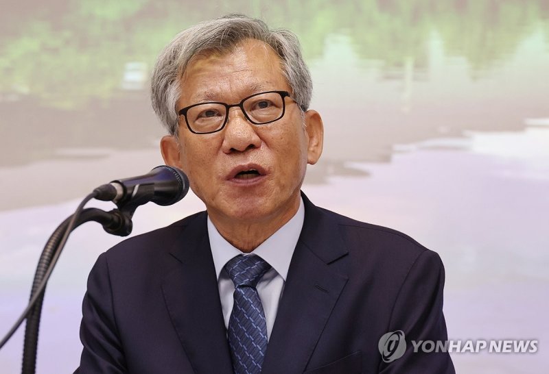 유홍준 국립중앙박물관장 기자간담회 (출처=연합뉴스)