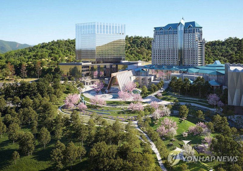강원랜드 제2카지노 영업장 외부 조감도 (출처=연합뉴스)