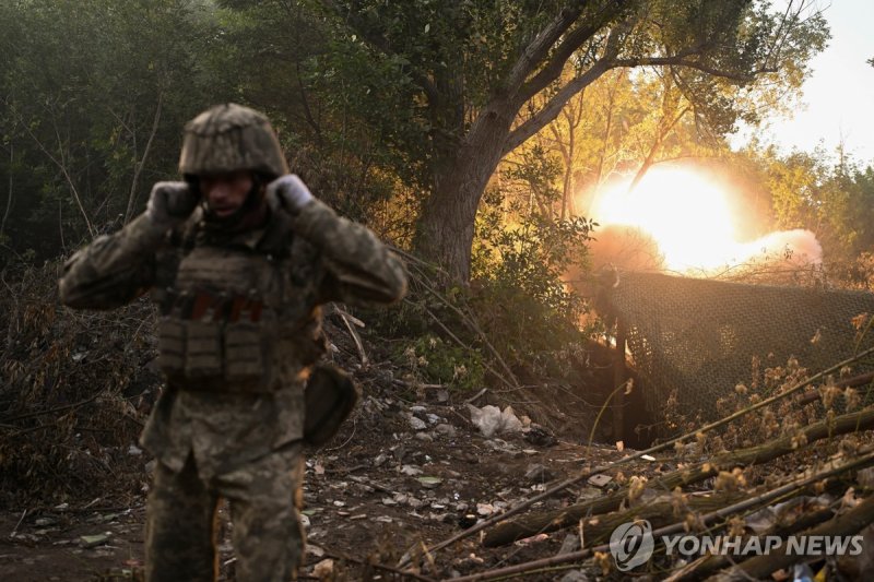 우크라이나 전장에 투입된 M109 자주포 (출처=연합뉴스)