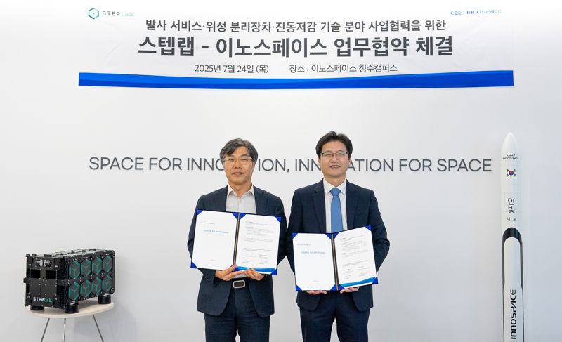 이노스페이스, 우주 기계·메커니즘 전문 기업 ‘스텝랩’과 업무협약