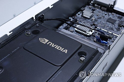 엔비디아의 GH200 서버 내부의 모습. (출처=연합뉴스)