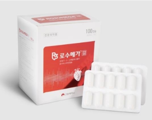 건일제약 이상지질혈증 치료제 로수메가연질캡슐 (출처=연합뉴스)