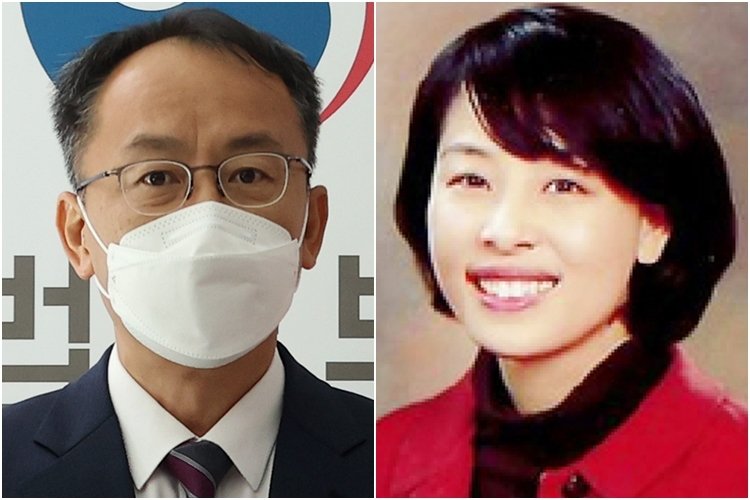 차순길 대검 기획조정부장(왼쪽)-김향연 청주지검장 (출처=연합뉴스)