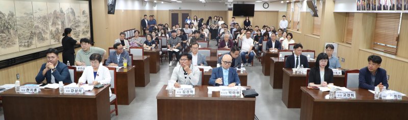 제주형 유니버설 농업 장애인 일자리 도입을 위한 정책토론회.(제주도의회 제공, 재판매 및 DB 금지)