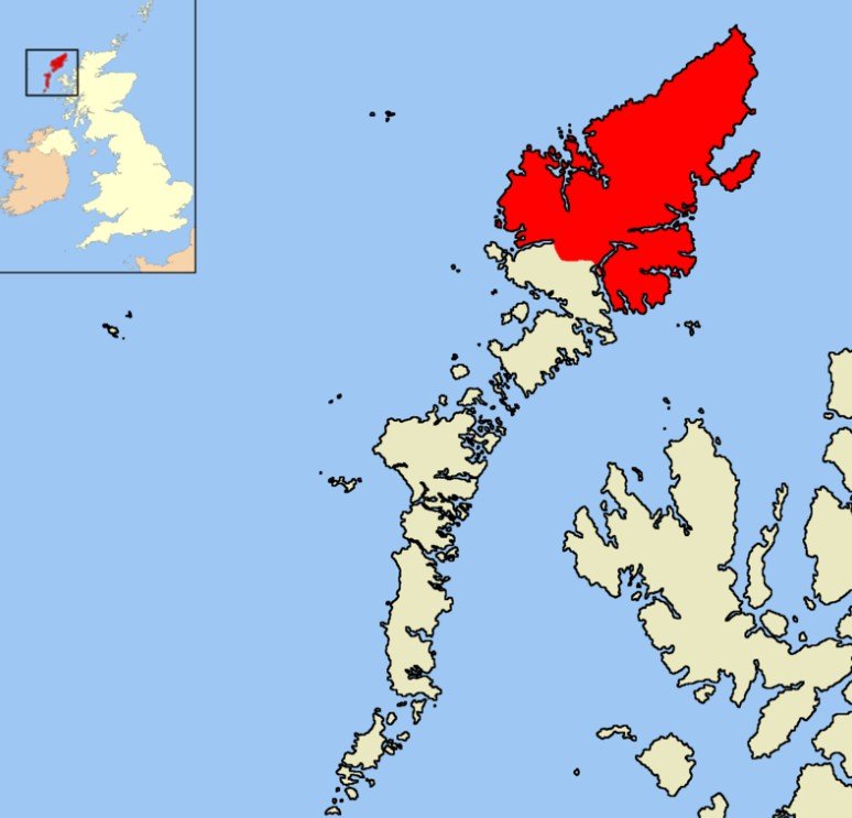 [서울=뉴시스] 트럼프 모친의 고향 루이스섬 위치.(출처: 위키피디아) 2025.07.25. *재판매 및 DB 금지