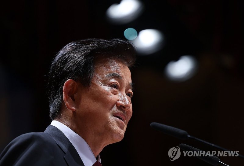 취임사하는 정동영 신임 통일부 장관 (출처=연합뉴스)