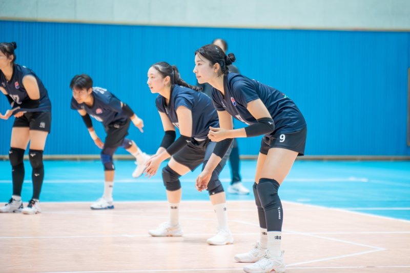 훈련하는 한국도로공사 선수들 (출처=연합뉴스)