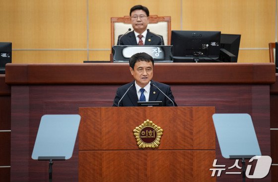김희수 먹튀없는 바카라사이트이 임시회에서 발언을 하고 있다.(의회제공. 재판매 및 DB금지)2025.7.26/뉴스1