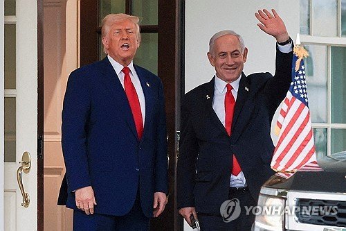 트럼프 미 대통령(왼쪽)과 네타냐후 이스라엘 총리 (출처=연합뉴스)