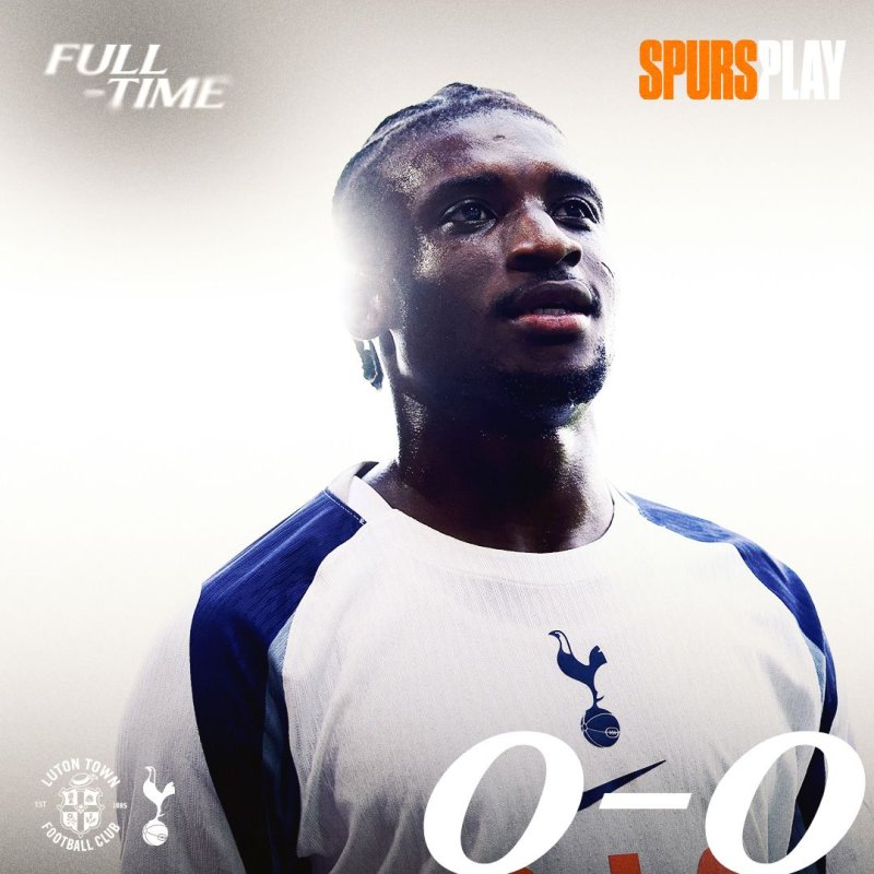 [서울=뉴시스]토트넘, 3부리그 루턴 타운과 0-0 무승부. (사진=토트넘 소셜미디어 캡처) 2025.07.27. photo@newsis.com *재판매 및 DB 금지