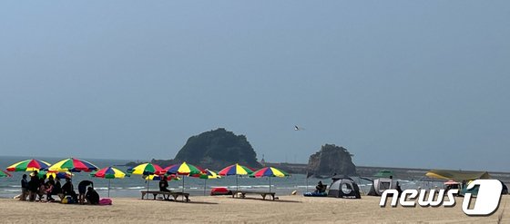 태안 안면도 지 해수욕장. / 뉴스1