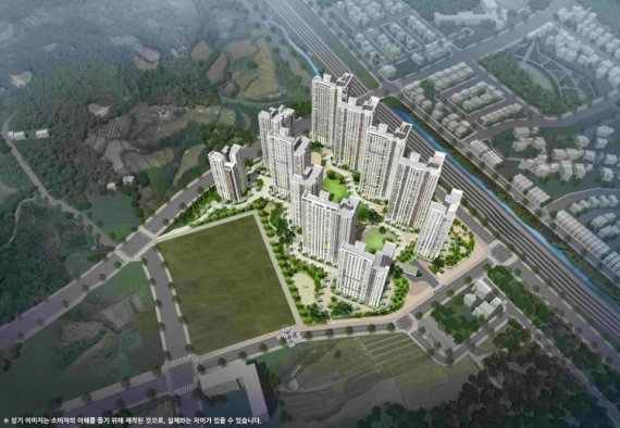 천안시 부대1지구 조감도