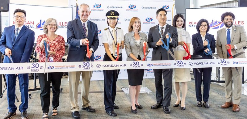 대한항공, 美 워싱턴 취항 30주년 기념 행사 (출처=연합뉴스)