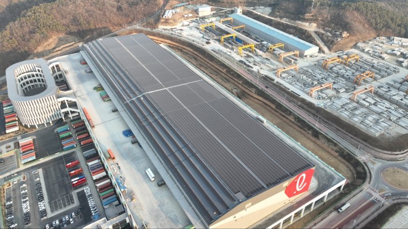 롯데글로벌로지스 중부권메가허브터미널 모습(롯데글로벌로지스 제공)