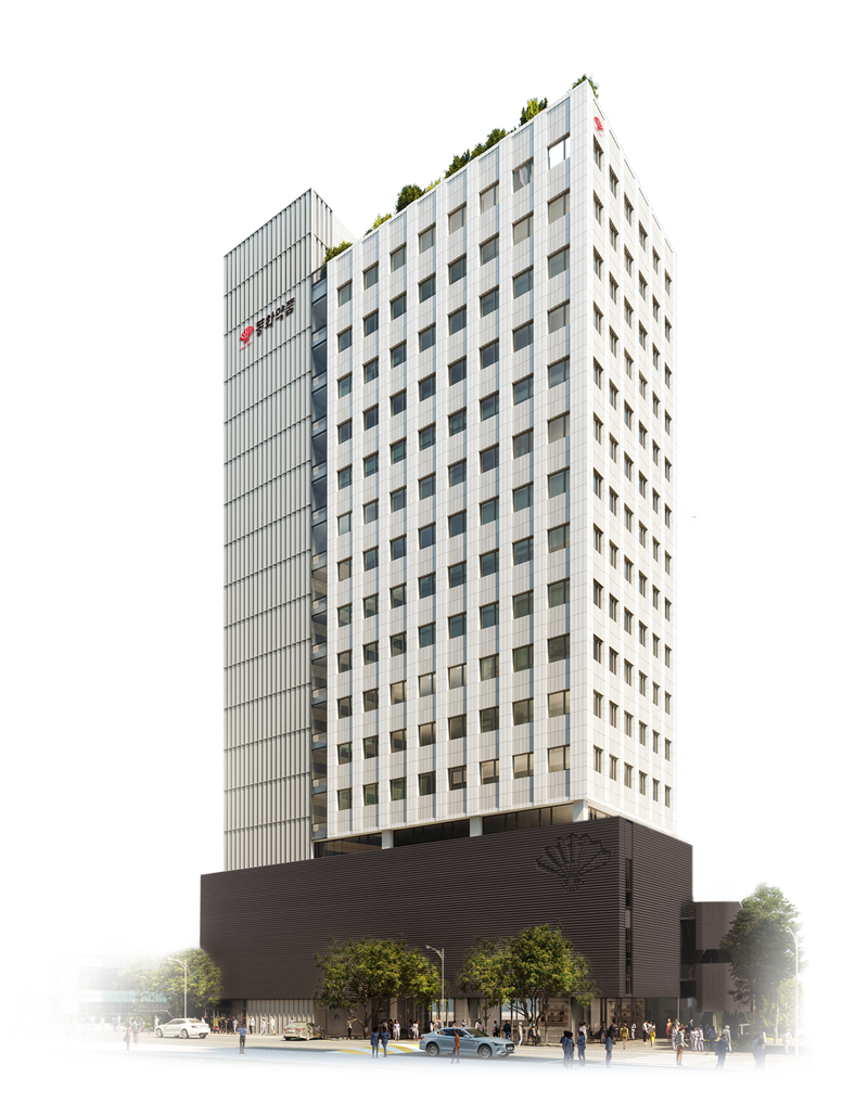 동화약품, 1897년 순화동 창업터에 신사옥 건립, 입주