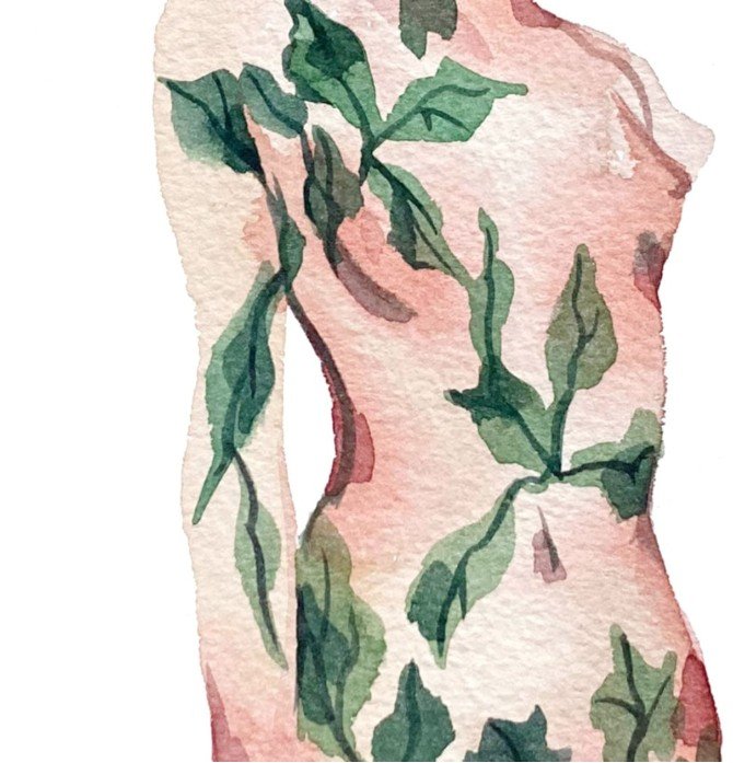Stella Sujin, Daughter of the Forest, 2025, watercolor on paper, 31 x 23 cm (Detail cut)Courtesy of CHOI&CHOI Gallery and the artist *재판매 및 DB 금지