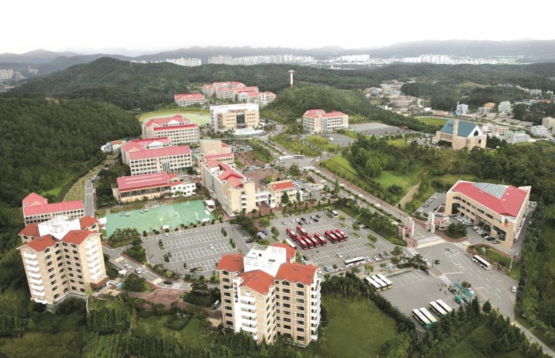 목원대학교 전경