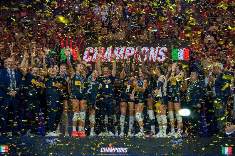 이탈리아가 2025 VNL 여자부 우승을 차지했다. (FIVB 홈페이지 캡처)