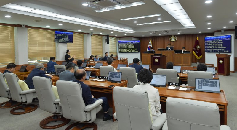 논산시의회가 28일 제265회 임시회 의사일정을 마무리했다. (논산시의회 제공.재판매 및 DB금지)/뉴스1