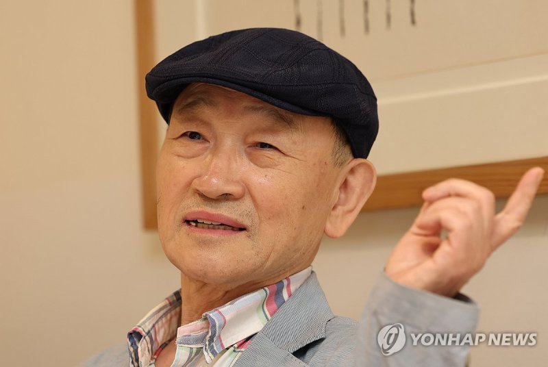 윤범모 광주비엔날레 대표이사 취임 간담회 (출처=연합뉴스)