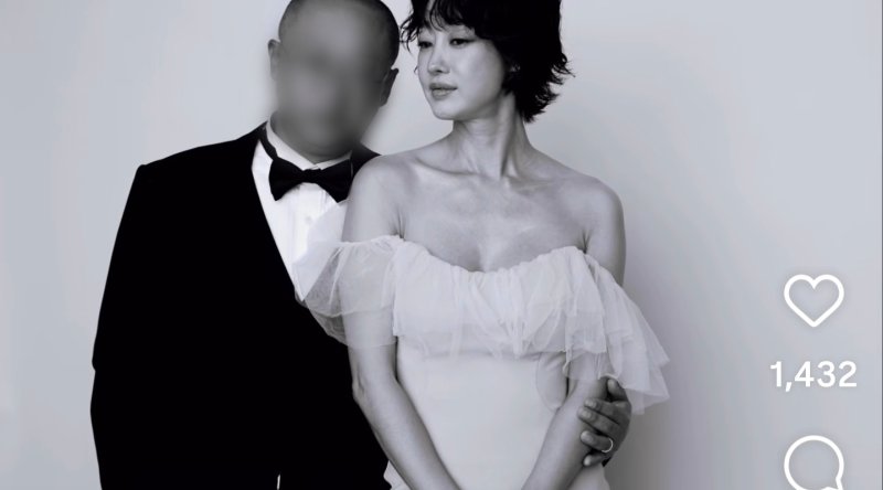 '불륜설 부인' 최여진, 7살 연상 돌싱♥과 웨딩화보 공개