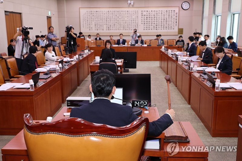 법제사법위원회 법안심사제1소위원회 (출처=연합뉴스)