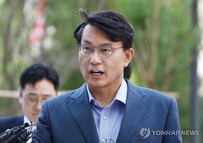 특검 향하는 윤상현 의원 (출처=연합뉴스)