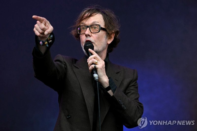 지난 6월 英 글래스톤베리 페스티벌 출연한 블러 (출처=연합뉴스)