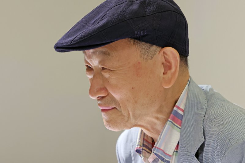 [서울=뉴시스] 박진희 기자 = 윤범모 광주비엔날레 신임 대표이사가 28일 서울 중구 달개비에서 취임 기자간담회를 하고 있다. 2025.07.28. pak7130@newsis.com