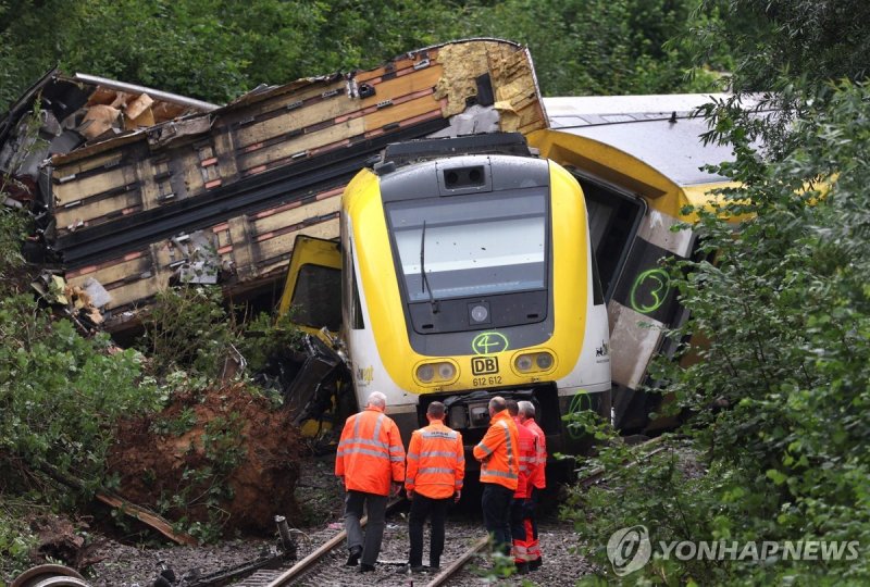 독일 열차 탈선 사고 (출처=연합뉴스)