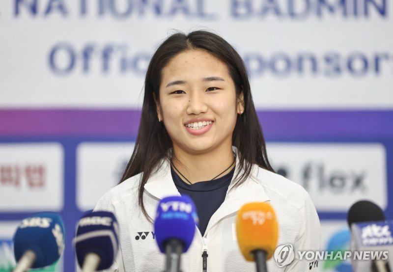 미소 짓는 안세영 (출처=연합뉴스)