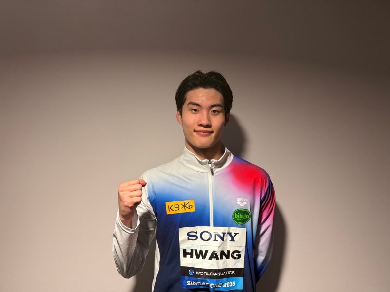 싱가포르 세계선수권대회 남자 자유형 200m 결승에 진출한 황선우 (출처=연합뉴스)