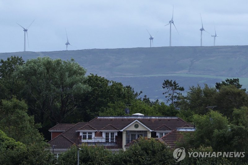 스코틀랜드 턴베리의 풍력발전기 (출처=연합뉴스)
