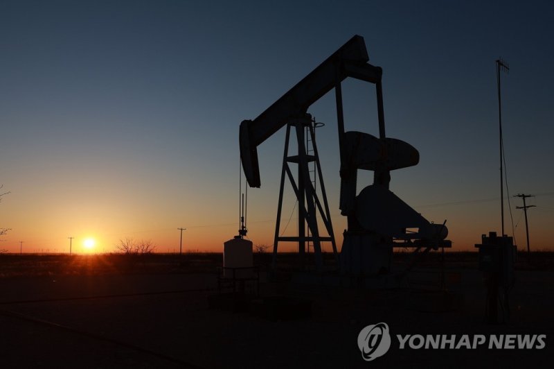 미국 텍사스주 미들랜드 오일 펌프잭 (출처=연합뉴스)