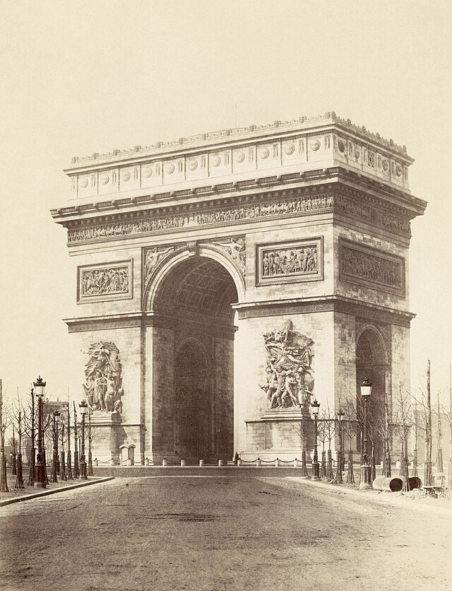 파리의 에투알 바카라 꽁 머니. (출처: Charles Soulier, 1865, Public domain, via Wikimedia Commons)