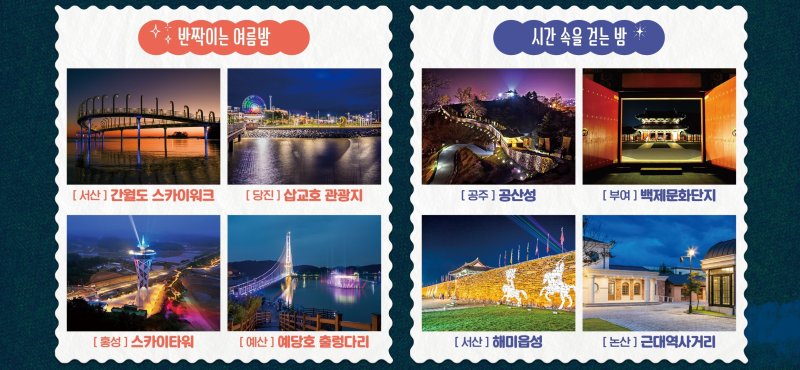 '월간 바카라 카지노' 8월 여행지 소개 포스터.(충남도 제공. 재판매 및 DB금지)/뉴스1