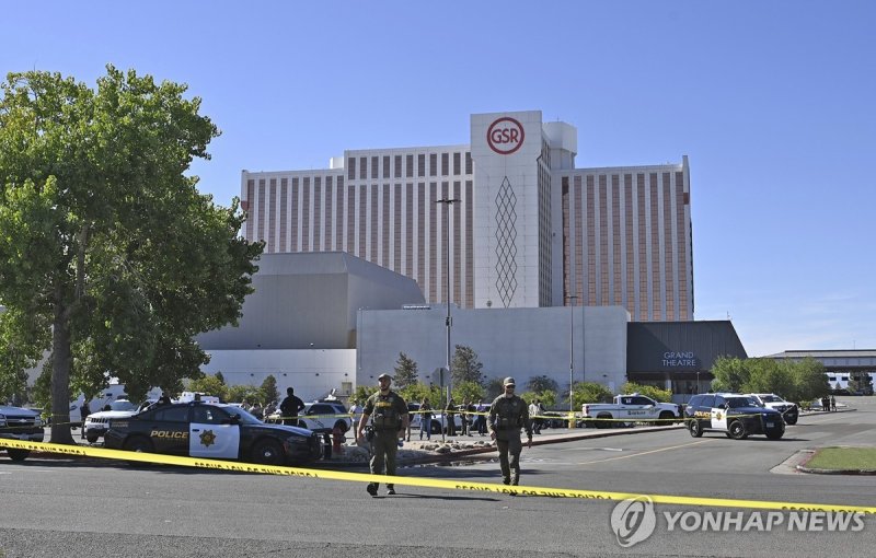 28일 총격 사건이 벌어진 네바다주 리노의 리조트 (출처=연합뉴스)