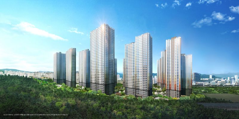 '힐스테이트 용인포레' 투시도. 현대엔지니어링 제공